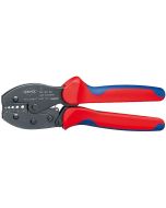 KNIPEX PreciForce® Crimping Pliers burnished with multi-component grips 220 mm, 97 52 30