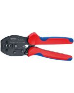 KNIPEX PreciForce® Crimping Pliers burnished with multi-component grips 220 mm, 97 52 35