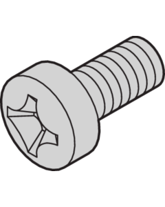 SCREW P/PAN M6X12MM 50PCS