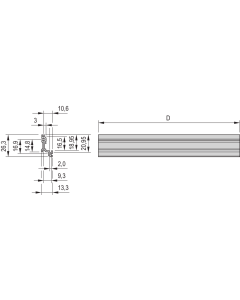 PIU CORNER EXTRUSION 167D