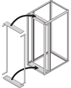 19"AIR BL.PANEL 2000H 600W 145D 2X