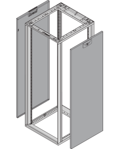 SIDE PANEL 47U 500D HD RAL7021 2PC