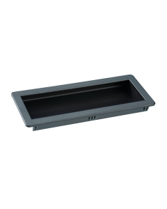 HANDLE SHELL BLACK PLASTIC