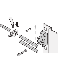 CONNECTION CLAMP 35MM SQ 5PC