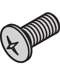 SCREW P/CSK. M4X10MM (100PCS)