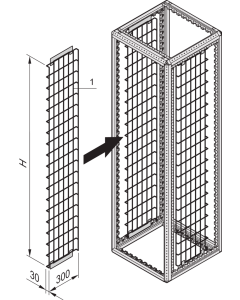 STEEL WIRE CABLE TRAY 2000H