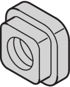 SQUARE NUT M4 E/PRO (100PCS/KIT)