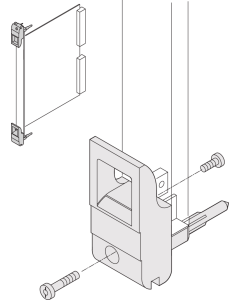 PIU FRONT PANEL 6U 14HP EMC FABRIC