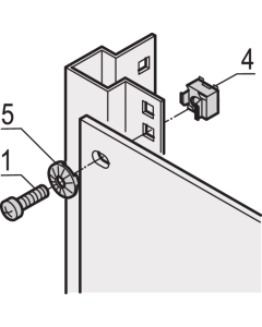 EARTHING CAGE NUT M6 100PCS