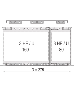 COVER PLATE EMC 63HP 275D 2PC
