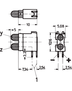 LED 3.2 YELL./YELL.LOW CURR.