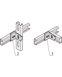 COMBI-BRACKET FOR C-RAIL