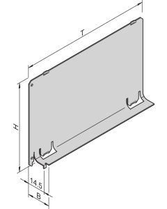 SLOT COVER 6U 4HP 160D