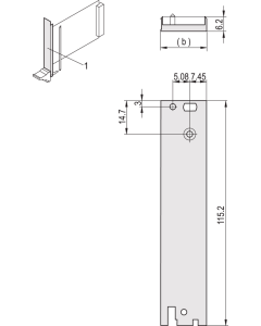 REAR PANEL I/O 3U 4HP