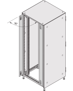 COVER PLATE HINGED 42U 100W