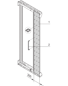 SWING FRAME PANEL 33U ASSYM.