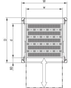 SHELF TELE.UNIV.600W600D 7021