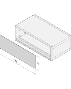 U-FRONT PANEL 2U 42HP EMC