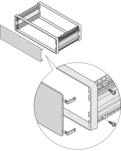 FRONT PANEL 4U 42HP COMP/PRO