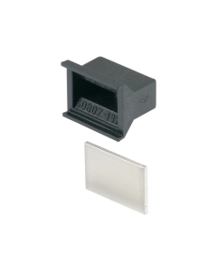 HANDLE 4HP BLACK RAL9005 PLASTIC