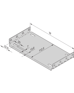 MOUNTING PLATE 42HP 160D