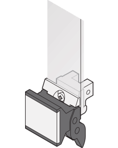 HANDLE TYPE2 WITH PIN BLACK X10