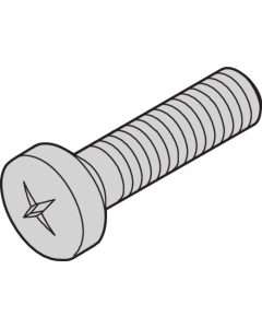 SCREW P/PAN M2.5X12MM(100PC)