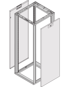 SIDE PANEL 47U 500D HD RAL7035 2PC