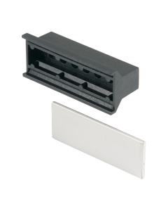 HANDLE 42HP BLACK RAL9005 PLASTIC