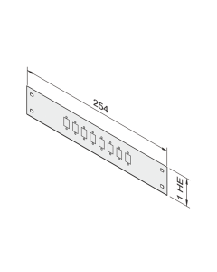 FRONT PANEL 10 8 PORTS SC