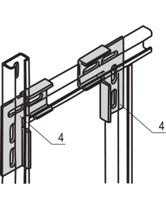 L-BRACKET FOR C-RAIL