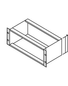 19"BRACKET 4U W/O.HANDLE 2PCS