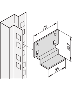 SLIDE RAIL SET SHORT (2PCS)