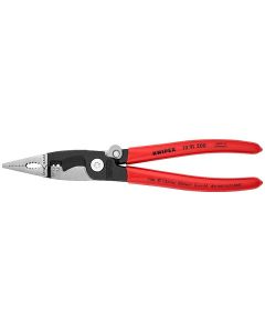 Pliers for Electrical Installation black atramentized plastic coated 200 mm, 13 91 200