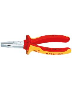 Flat Nose Pliers chrome plated 160 mm, 20 06 160