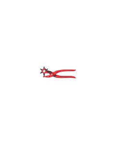 Revolving Punch Pliers red powder-coated 220 mm, 90 70 220