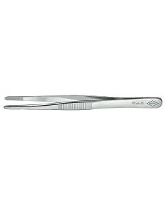 Precision Tweezers blunt shape 120 mm, 92 64 43