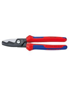 Cable Shears with twin cutting edge with multi-component grips 200 mm, 95 12 200