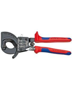 Cable Cutter (ratchet action) with multi-component grips 250 mm, 95 31 250