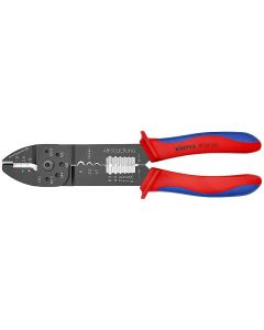 Crimping Pliers black lacquered with multi-component grips 240 mm, 97 32 240