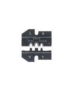 Crimping dies for rolled contacts, 97 49 44