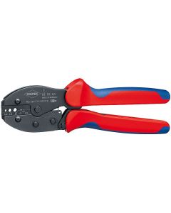 KNIPEX PreciForce® Crimping Pliers burnished with multi-component grips 220 mm, 97 52 50