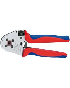 Four-Mandrel Crimping Pliers for turned contacts chrome plated 230 mm, 97 52 65