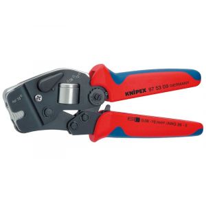 Self-Adjusting Crimping Pliers for End Sleeves (ferrules) burnished 190 mm, 97 53 09
