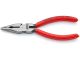 Needle-Nose Combination Pliers black atramentized plastic coated 145 mm, 08 21 145