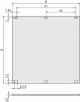 PART.FRONTPL.3U 12HP ANOD.