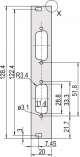 FRONT PANEL 3U 4HP 2X15 WAY