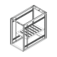 DEPTH MEMBER 600D ALZN 2PC