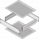 COVER PLATE 340D PERFORATED