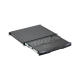 KEYBOARD DRAWER 1U FR RAL9005 EXT SLIDE